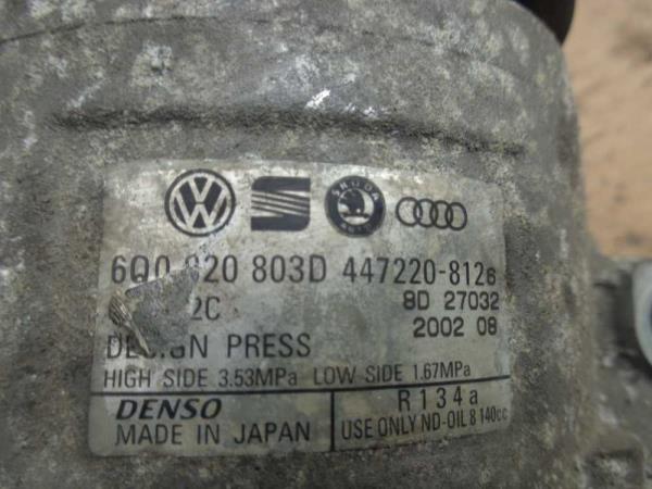 COMPRESSEUR DE CLIMATISATION VW/AUDI/SEAT/SKODA - Vue 4